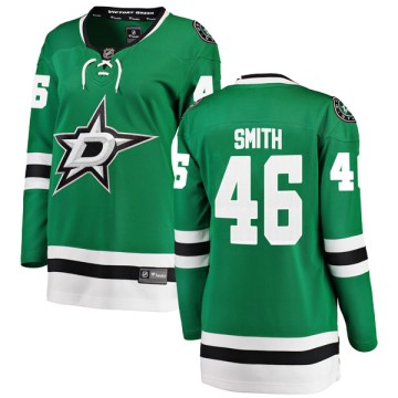 Breakaway Fanatics Branded Women's Gemel Smith Dallas Stars Home Jersey - Green