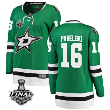 Breakaway Fanatics Branded Women's Joe Pavelski Dallas Stars Home 2020 Stanley Cup Final Bound Jersey - Green