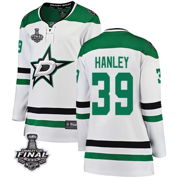 Breakaway Fanatics Branded Women's Joel Hanley Dallas Stars Away 2020 Stanley Cup Final Bound Jersey - White