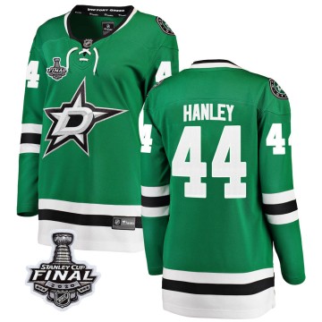 Breakaway Fanatics Branded Women's Joel Hanley Dallas Stars Home 2020 Stanley Cup Final Bound Jersey - Green