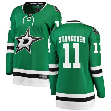 Breakaway Fanatics Branded Women's Logan Stankoven Dallas Stars Home Jersey - Green