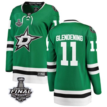 Breakaway Fanatics Branded Women's Luke Glendening Dallas Stars Home 2020 Stanley Cup Final Bound Jersey - Green