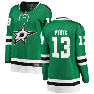 Breakaway Fanatics Branded Women's Mark Pysyk Dallas Stars Home Jersey - Green