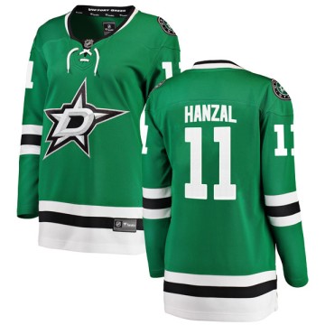 Breakaway Fanatics Branded Women's Martin Hanzal Dallas Stars Home Jersey - Green