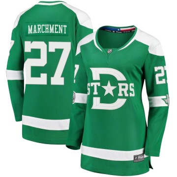 Breakaway Fanatics Branded Women's Mason Marchment Dallas Stars 2020 Winter Classic Player Jersey - Green