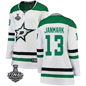 Breakaway Fanatics Branded Women's Mattias Janmark Dallas Stars Away 2020 Stanley Cup Final Bound Jersey - White