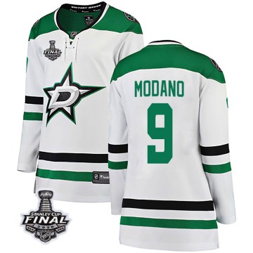 Breakaway Fanatics Branded Women's Mike Modano Dallas Stars Away 2020 Stanley Cup Final Bound Jersey - White