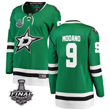 Breakaway Fanatics Branded Women's Mike Modano Dallas Stars Home 2020 Stanley Cup Final Bound Jersey - Green