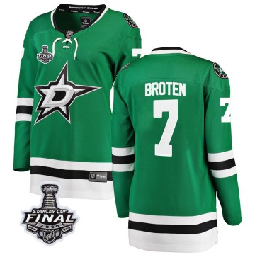 Breakaway Fanatics Branded Women's Neal Broten Dallas Stars Home 2020 Stanley Cup Final Bound Jersey - Green