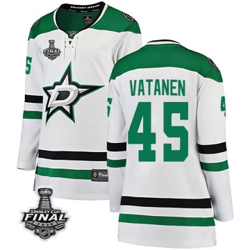 Breakaway Fanatics Branded Women's Sami Vatanen Dallas Stars Away 2020 Stanley Cup Final Bound Jersey - White
