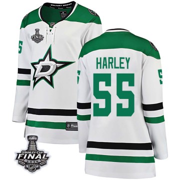 Breakaway Fanatics Branded Women's Thomas Harley Dallas Stars Away 2020 Stanley Cup Final Bound Jersey - White