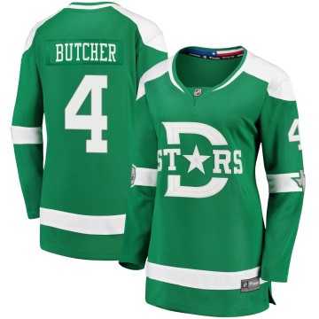 Breakaway Fanatics Branded Women's Will Butcher Dallas Stars 2020 Winter Classic Player Jersey - Green