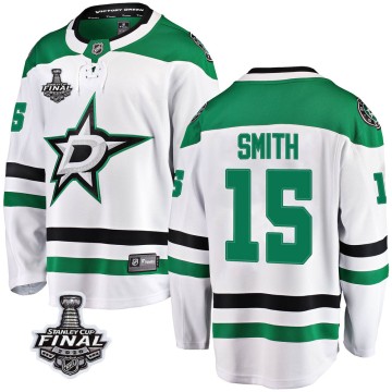 Breakaway Fanatics Branded Youth Bobby Smith Dallas Stars Away 2020 Stanley Cup Final Bound Jersey - White