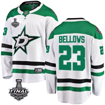 Breakaway Fanatics Branded Youth Brian Bellows Dallas Stars Away 2020 Stanley Cup Final Bound Jersey - White