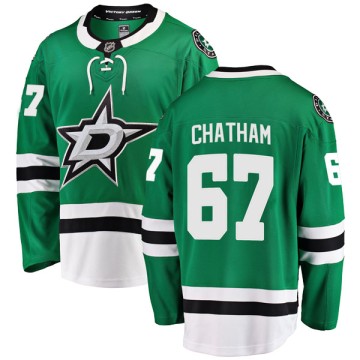 Breakaway Fanatics Branded Youth Connor Chatham Dallas Stars Home Jersey - Green