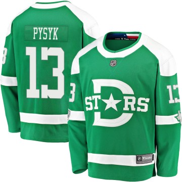 Breakaway Fanatics Branded Youth Mark Pysyk Dallas Stars 2020 Winter Classic Player Jersey - Green
