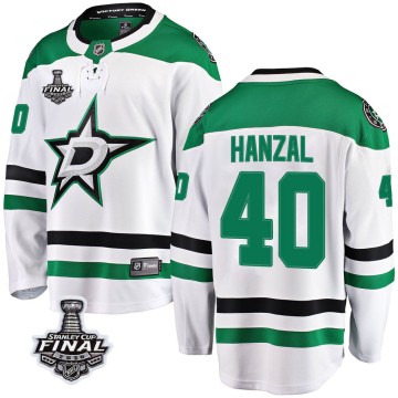 Breakaway Fanatics Branded Youth Martin Hanzal Dallas Stars Away 2020 Stanley Cup Final Bound Jersey - White