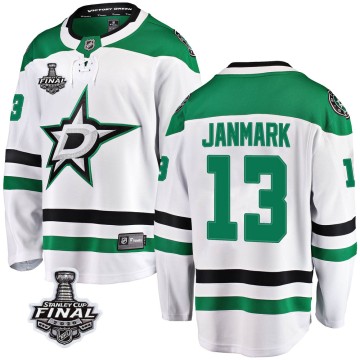 Breakaway Fanatics Branded Youth Mattias Janmark Dallas Stars Away 2020 Stanley Cup Final Bound Jersey - White