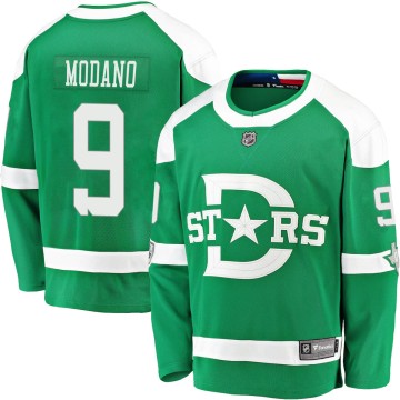 Breakaway Fanatics Branded Youth Mike Modano Dallas Stars 2020 Winter Classic Jersey - Green