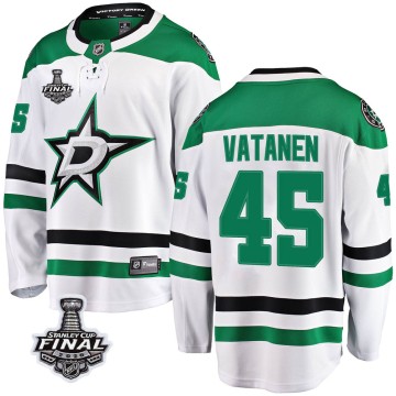 Breakaway Fanatics Branded Youth Sami Vatanen Dallas Stars Away 2020 Stanley Cup Final Bound Jersey - White