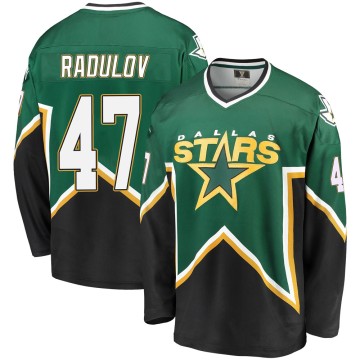 Premier Fanatics Branded Men's Alexander Radulov Dallas Stars Breakaway Kelly Heritage Jersey - Green/Black