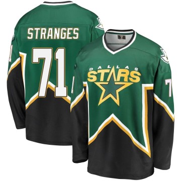 Premier Fanatics Branded Men's Antonio Stranges Dallas Stars Breakaway Kelly Heritage Jersey - Green/Black