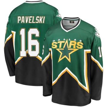 Premier Fanatics Branded Youth Joe Pavelski Dallas Stars Breakaway Kelly Heritage Jersey - Green/Black
